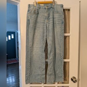 PILCRO mid rise wide leg jean - size 29